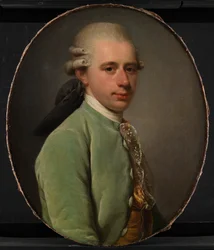 General Post Director Frederik Hauch as a Young Man