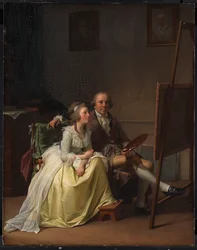The Artist and his Wife Rosine, née Dörschel