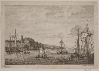 River Scene by the Elbe