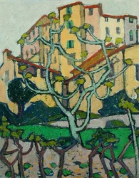 View of Les Baux