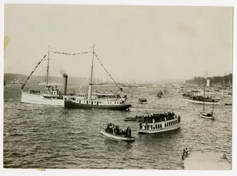 Naval Parade, Sept 25 General view toward Grant
