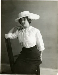 White silk blouse, McCreery