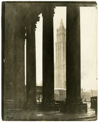 Woolworth Building, the towering spire built with nickels and dimes, New York, USA, c.1914-40