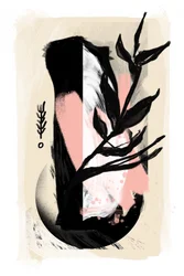 Modern Botanical Abstract