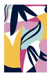 Vibrant Abstract Flora