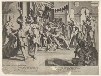 The Judge Bias Shedding Tears, plate IX from Thronus Justitiae