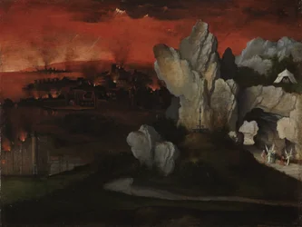 Landscape with the Destruction of Sodom and Gomorrah, c.1520