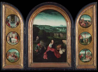 Rest on the Flight into Egypt Triptych
