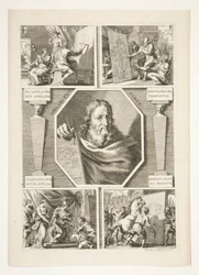 Portrait of Apelles and Four Scenes from the Life of Apelles