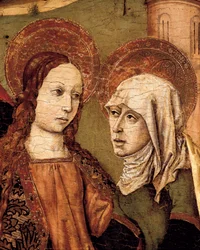 Altarpiece of the Visitation (detail)
