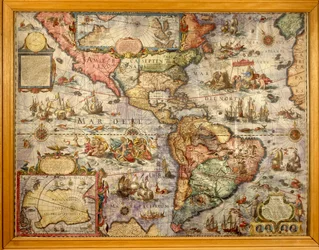 Map of America Created by Joan Blaeu