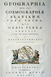 Title page of Part I of Atlas Maior, by Joan Blaeu (1596-1673)