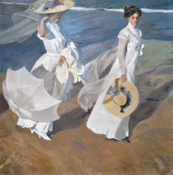 Strolling along the Seashore