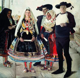Typical Lagarterans or Lagarteran Bride