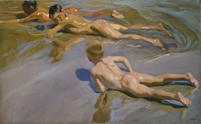 Boys on the Beach, 1909