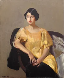 Elena in a Yellow Robe, 1909