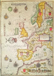 A Generall Carde, and Description of the Sea Coasts of Europe, and Navigation in This Book Conteyned