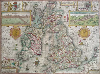 Map of the Kingdom of Great Britain and Ireland, 1610