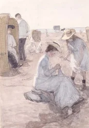 Beach scene at Scheveningen