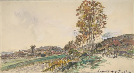 Road near La Côte-Saint-André, 1885