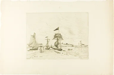 Wooden Pier, Honfleur Port