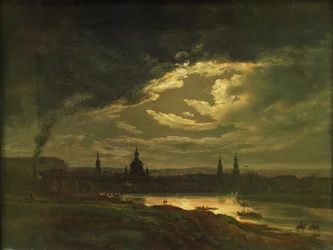 Nocturnal View of Dresden