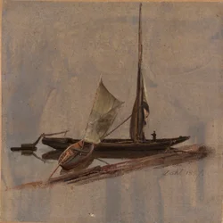 Two Boats on the Elbe