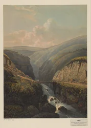View of the Brandas River in Java