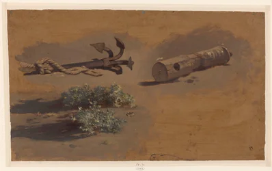 Study of an Anchor, Part of a Ship