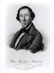 Portrait of Hans Christian Andersen