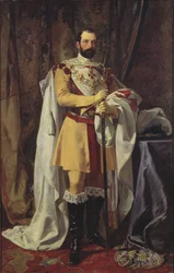 Portrait of the King Charles XV of Sweden (1826-1872)