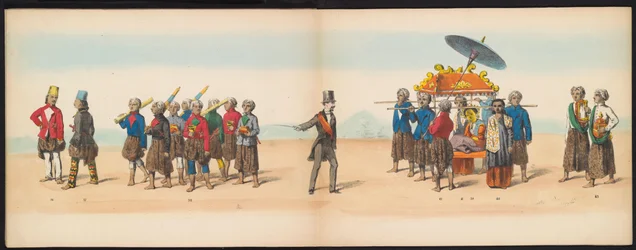 Masquerade of the Delft Students, 1857 (Plate 5)