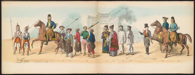 Masquerade of the Delft Students, 1857 (Plate 8)