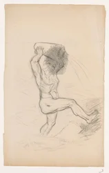 Bearded Man Pouring Out a Jug