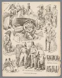 Caricature of the Opening of the States General, 1870