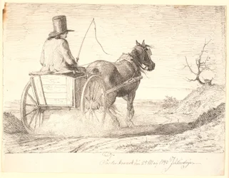 Farmer Driving a Cart