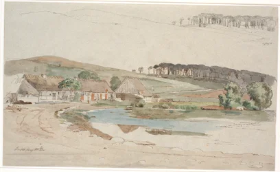 The Village Pond in Brofelde. F.o. a Repeated Study of the Hill