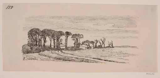 Landscape with a Row of Trees