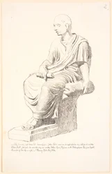 Study after a Figure of a Seated Man