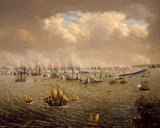 Battle of Skargard Between Swedish and Russian Fleets, July 10, 1790