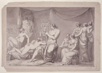 Achilles in His Tent with Prisoners, c.1795-96