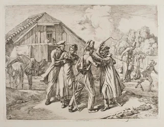 Cossacks Force their Way into a Farm
