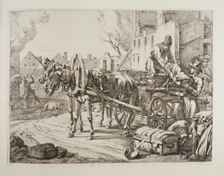 Cossacks Plundering in a Town