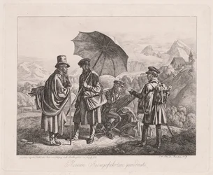 The Artists on Their Journey, 1819