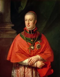 Rudolf of Habsburg, Archduke of Austria, youngest son of Leopold II, in cardinal