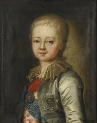 Portrait of Grand Duke Alexander Pavlovich Alexander I as Child