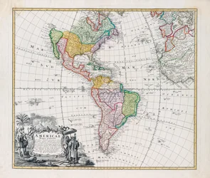 Map of the Americas