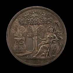 Minerva Encouraging the State [reverse], 1747