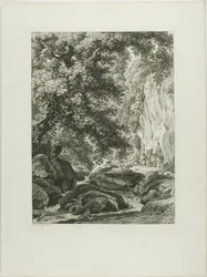 A Civita Castellana, from Picturesque Etched Prospects from Italy
