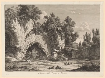 Remains of the Theatre at Albano